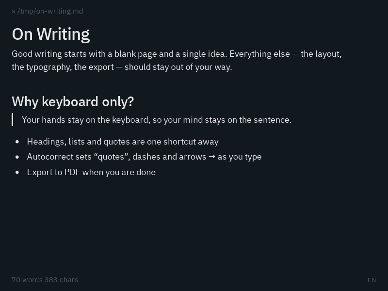 Dark theme